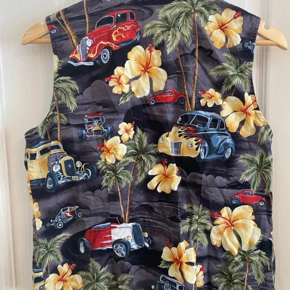 Shannon Marie Hawaiian Hot Rod Shirt button down - Picture 6 of 6